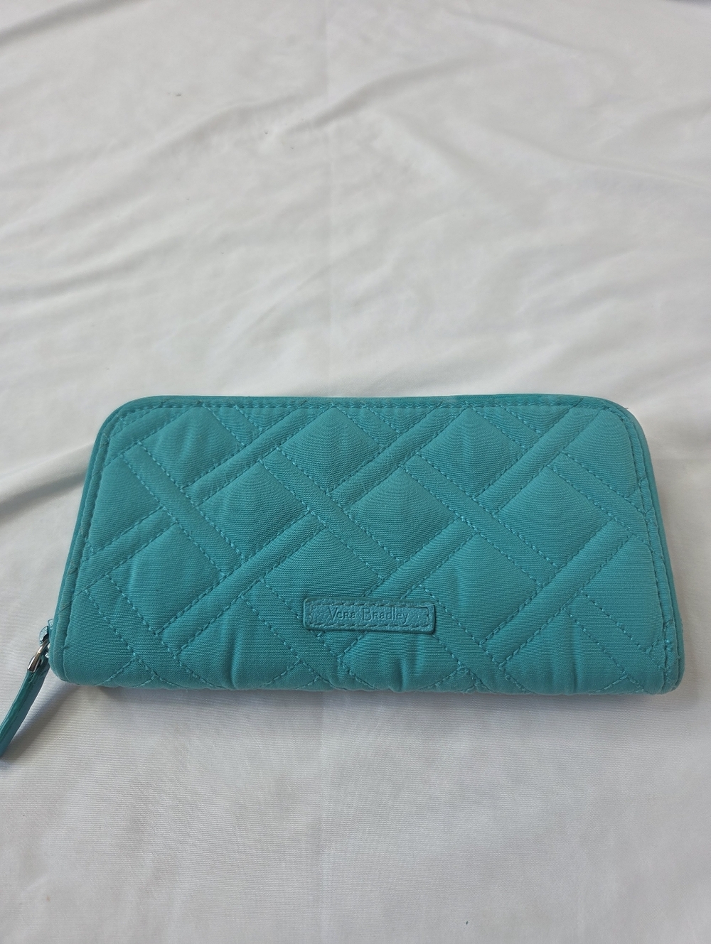 Vera Bradley Teal Quilted Georgia Wallet